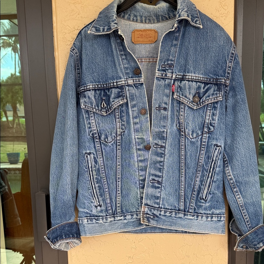 Levi's Light Blue Washed Denim Jacket